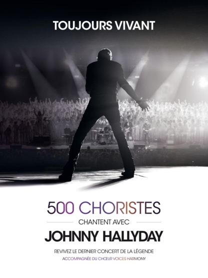 500 Choristes chantent avec Johnny Hallyday